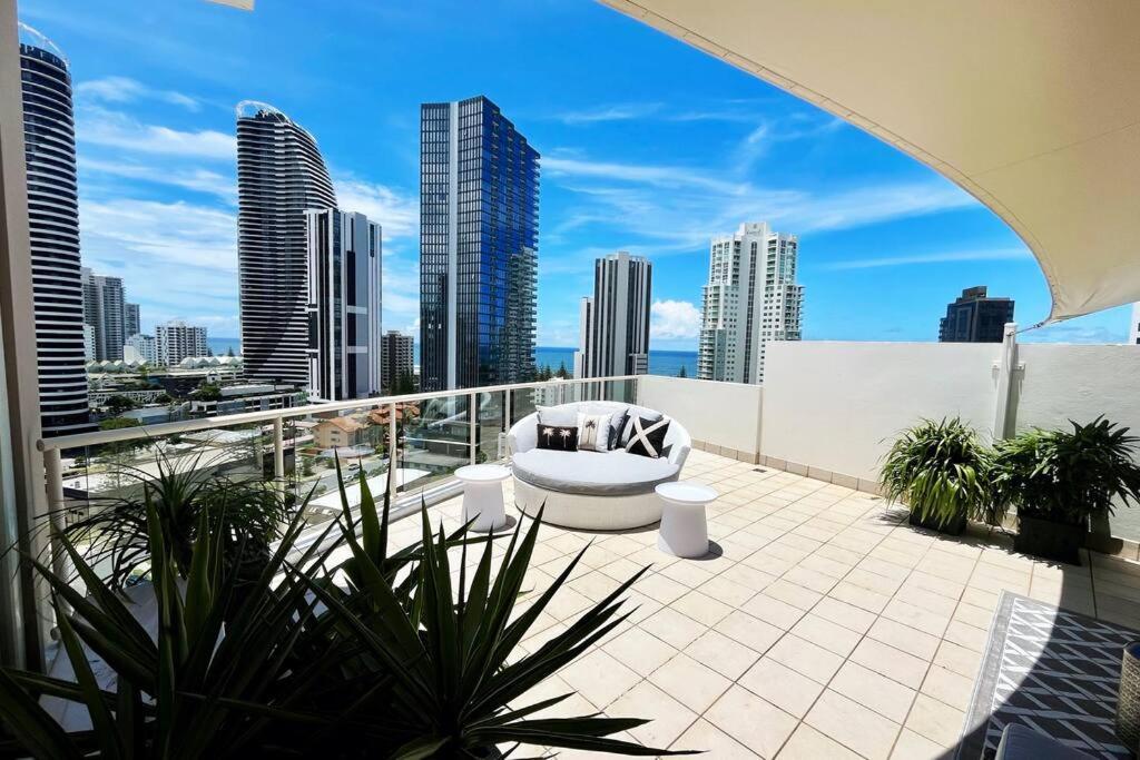 Apartamento Private Sky Terrace Classic Penthouse 2 Car Parks Gold Coast Exterior foto